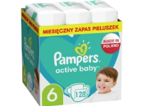 Pampers Active Baby 6 bleier, 13-18 kg, 128 stk. Rengjøring - Personlig Pleie - Personlig pleie