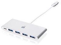 IOGEAR GUH3C4PD USB-C – Hubb – 4 x SuperSpeed USB 3.0 – skrivbordsmodell
