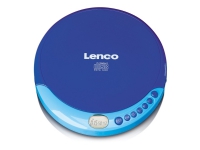 Lenco CD-011, 190 g, Blå, Bærbar CD-spiller TV, Lyd & Bilde - Stereo - Boomblaster