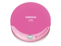 Lenco CD-011, 190 g, Rosa, Bærbar CD-spiller TV, Lyd & Bilde - Stereo - Boomblaster