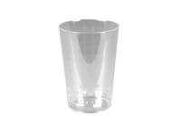 Plastglas 10 cl Ø55×75 mm PS klar – (40 stk./pose)
