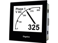 TDE Instruments Digalox DPM72-AVP Digitalt måleapparat til indbygning Grafisk DIN-måleapparat til volt og ampere med USB-interface TDE Instruments digalox
