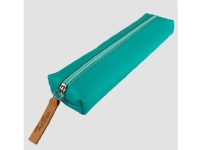 Pencil case Bee-bee Pencil case Dachshund eco-leather Turquoise pastel