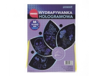 Bilde av Penword Hologram Scratch Book A4 A10 Blå + 2 Penword-penner