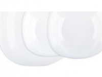 Middagssett til 6 personer Carine Neo White 18 stk LUMINARC