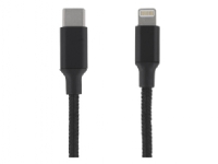 EPZI – Lightning-kabel – USB-C hane till Lightning hane – 1 m – svart – för Apple iPad/iPhone/iPod (Lightning)