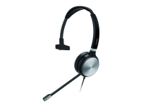 Yealink UH36 Mono Teams – Headset – på örat – kabelansluten – USB 3,5 mm kontakt – svart och silver