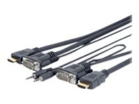 VivoLink Pro – Kabel för video / ljud – HD-15 (VGA) mini-phone stereo 3.5 mm HDMI hane till HD-15 (VGA) mini-phone stereo 3.5 mm HDMI hane – 5 m