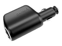Garmin High-speed Multi-charger – Strömadapter för bil – 2 utdatakontakter (USB) – för Garmin Speak Plus  Dash Cam 46 47 56 57 66 67 Mini Mini 2  VIRB 360 Ultra 30