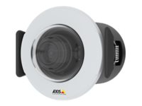 AXIS M3016 Network Camera – Nätverksövervakningskamera – kupol – färg – 3 MP – 2304 x 1296 – fast iris – fast lins – LAN 10/100 – MJPEG H.264 H.265 MPEG-4 AVC – PoE Plus