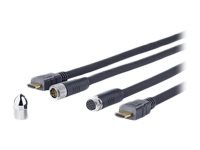 VivoLink Pro Cross Wall – HDMI-kabel med Ethernet – HDMI hane till HDMI hane – 10 m