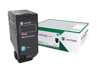 Lexmark - Høy ytelse - cyan - original - tonerpatron LCCP, LRP - for Lexmark CS725de, CS725dte Skrivere & Scannere - Blekk, tonere og forbruksvarer - Tonere