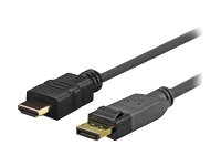 VivoLink Pro – Videokabel – DisplayPort / HDMI – DisplayPort (hane) till HDMI (hane) – 3 m – hasp 4K-stöd (60HZ)