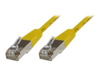 MicroConnect – Nätverkskabel – RJ-45 (hane) till RJ-45 (hane) – 25 cm – F/UTP (folieöverdraget oskärmat tvinnat par) – CAT 6 – halogenfri – gul