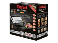 Tefal GC712D34, 2000 W, Optigrill, Elektrisk Sort/sølv Kjøkkenapparater - Kjøkkenutstyr - Bordgrill