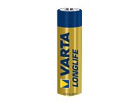 Varta Longlife 4106 - Batteri 10 x AA type - Alkalisk PC tilbehør - Ladere og batterier - Diverse batterier