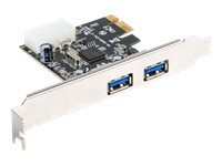 Lanberg PCE-US3-002 - USB-adapter - PCIe lav profil - USB 3.1 x 2 PC tilbehør - Kontrollere - IO-kort