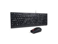Lenovo Essential Wired Combo - Tastatur og mus sett - USB - Nordic