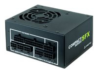 Chieftec Compact Series CSN-550C - Strømforsyning (intern) - ATX12V 2.3/ SFX12V - 80 PLUS Gold - AC 100-240 V - 550 watt - aktiv PFC - svart PC tilbehør - Ladere og batterier - PC/Server strømforsyning