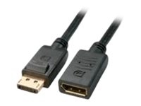 MicroConnect – DisplayPort-förlängningskabel – DisplayPort (hane) spärrad till DisplayPort (hona) – DisplayPort 1.1a – 2 m – 2560 x 1600 (WQXGA)-stöd 60 Hz – svart