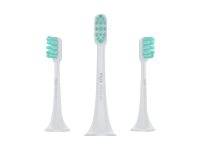 Xiaomi Mi NUN4010GL – Extra tandborsthuvud – till tandborste – ljusgrå (paket om 3) – för Xiaomi Mi NUN4008GL