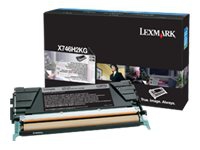 Lexmark – Lång livslängd – svart – original – tonerkassett LCCP – för Lexmark X746de X748de X748de LDS X748de Statoil X748dte
