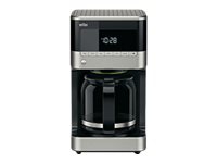 Braun PurAroma 7 KF 7120 – Kaffemaskin – 12 koppar – rostfritt stål/svart