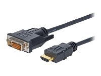 VivoLink Pro – Adapterkabel – DVI-D hane till HDMI hane – 7.5 m – skärmad – svart – formpressad tumskruvar