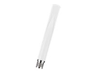 Zyxel ANT2105 - Antenne - 4,5 dBi (for 2,4 - 2,483 GHz), 7 dBi (for 5,15 - 5,875 GHz) - rundtstrålende - utendørs - grå (en pakke 2)