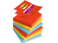 Super Sticky Z-Notes Post-it® Playful, 76 x 76 mm, pakke med 6 stk. Papir & Emballasje - Blokker & Post-It - Legg det ut