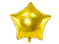 PartyDeco Star, Lekeballong, Gull, Star, Ikke for barn under 36 måneder, 480 mm, 50 stykker