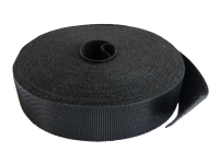 Alfatex Velcro Tape - Kabelfestebånd - 10 m - svart