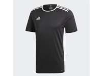 Adidas Entrada 18 Jersey, T-skjorte, Voksen, Hankjønn, Sort, White, Monokromatisk Klær og beskyttelse - Arbeidsklær - Poloskjorter