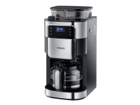 SEVERIN KA 4813 - Kaffemaskin - 10 kopper - børstet rustfritt stål / svart Kjøkkenapparater - Kaffe - Kaffemaskiner