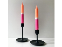 Hej Candles Dip Dye Kaars – neon pink x orange – prijs is per kaars