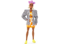 Bilde av Mattel Barbie Gnc46 - Barbie Bmr1959 Barbie (purple Hair) Streetwear Plaid Jacket, Toys From 6 Years