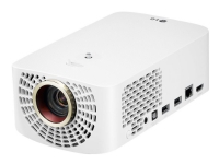 LG CineBeam HF60LSR – DLP-projektor – LED – bärbar – 1400 lumen – Full HD (1920 x 1080) – 16:9 – 1080p – Wi-Fi / Miracast – vit