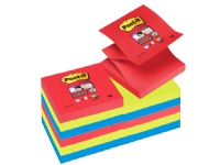 Post-it Z-Notes 76x76 mm Super Sticky Jewel Pop (6 stk.) Papir & Emballasje - Blokker & Post-It - Legg det ut