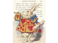 Madame Treacle B6-kort med Alice in Wonderland-konvolutt