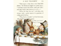 Madame Treacle B6-kort med Alice in Wonderland-konvolutt