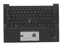 Sunrex - Ersättningstangentbord för bärbar dator - med Trackpoint - bakgrundsbelyst - schweizisk - med övre skydd - för ThinkPad X1 Carbon Gen 9 20XW, 20XX
