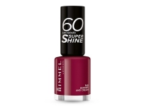 Rimmel 60 Seconds Super Shine, Bordeaux, Berries And Cream, Farging, 1 stykker, Gloss, Flaske