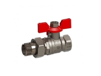 Arco Straight-through ball valve Sena GW GZ 3/4 with half union and butterfly 154104 Rørlegger artikler - Ventiler & Stopkraner - Sjekk ventiler
