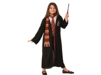 HARRY Potter GRIFFINDOR Kostym med trollstav halsduk och slips 4-10 år
