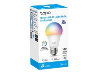 Tapo L530E - LED-lyspære - E27 - 8.7 W (ekvivalent 60 W) - klasse F - 2500-6500 K Smart hjem - Smart belysning - Smart pære - E27