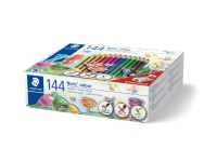 Farveblyanter Staedtler Noris® colour 187 - klassesæt med 144 stk. inkl. blyantspidsere Skriveredskaper - Blyanter & stifter - Blyanter