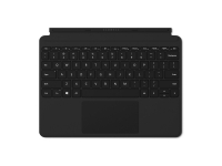 Microsoft Surface Go Type Cover – Tangentbord – med pekdyna accelerometer – bakgrundsbelyst – AZERTY – Belgien franska – svart – kommersiell – för Surface Go
