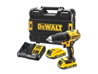 DeWALT DCD778D2T-QW – Slagborr/skruvdragare – sladdlös – 2 hastigheter – säkrad chuck 13 mm – 65 N·m – 2 batterier – 18 V