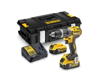 DeWALT DCD796P2 18V XR LI-ION kompakt slagborrmaskin – inkl. 2 x 5Ah-batterier laddare väska