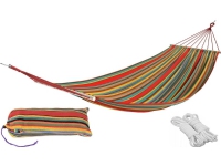 Funfit 2-seater garden hammock with a bent handle Premium Flat Style – orange